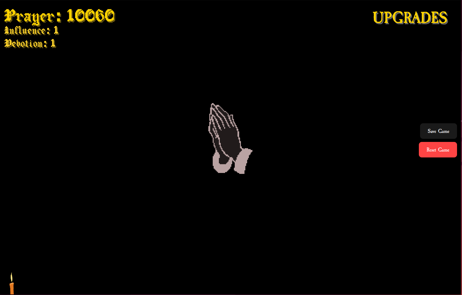 Screenshot of Eldritch Clicker